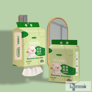 Familiengröße, Gesichtsreinigungstücher, 200 Stück, 200 x 200 mm